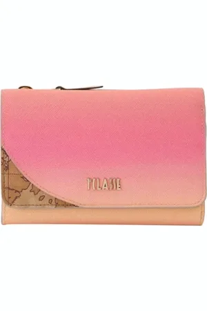 ALVIERO MARTINI 1A CLASSE Femme, Accessoires, Rouge, Taille: ONE Size Portefeuille Rouge avec Imprimé Géo