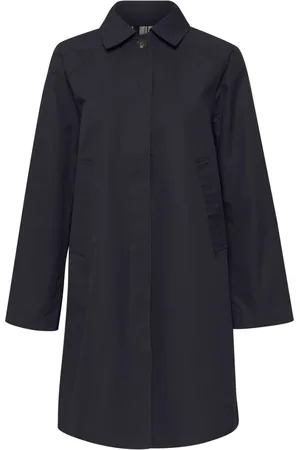 Part Two Femme, Manteaux, Noir, Taille: 38 FR Veste Bleu Marine Foncé