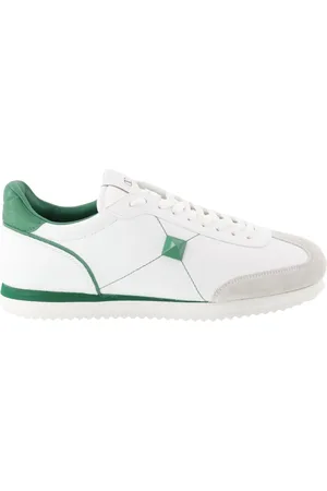 VALENTINO GARAVANI Homme, Chaussures, Vert, Taille: 40 EU Baskets à lacets cloutées