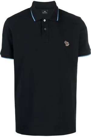 Paul Smith Homme, Tops, Bleu, Taille: 2XL Polo avec Logo Brodé
