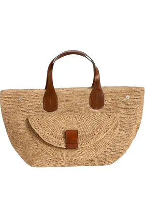 IBELIV Femme, Sacs, , Taille: ONE Size Sac en Cuir et Raphia