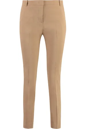 Pinko Femme, Pantalons, Brun, Taille: 38 FR Pantalon Cigarette Slim Bello