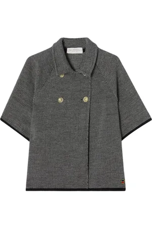 BUSNEL Femme, Vestes, Multicolore, Taille: 40 FR Cape Gertrude Jacquard