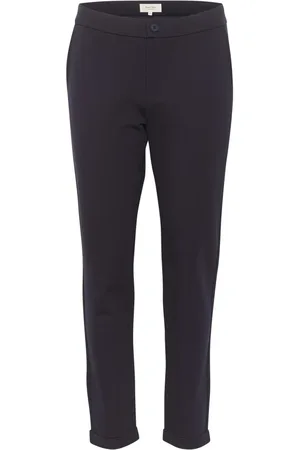 Part Two Femme, Pantalons, Bleu, Taille: 34 FR Mightypw Pa Bukser 30308236 Pantalon Bleu Marine Foncé
