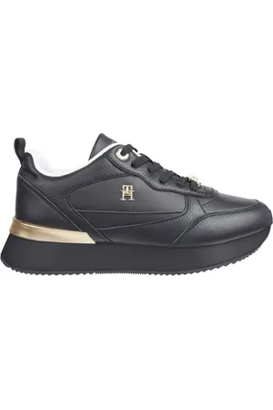 Tommy Hilfiger Femme, Chaussures, Noir, Taille: 36 EU Baskets Noires
