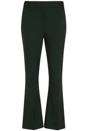 Tommy Hilfiger Femme, Pantalons, Vert, Taille: 36 FR Pantalon Évasé Core