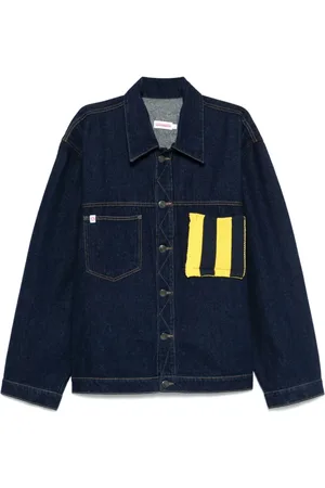 Charles Jeffrey Loverboy Homme, Vestes, Bleu, Taille: L Veste Indigo Bleue à Boutons