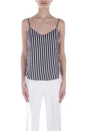 Tommy Hilfiger Femme, Tops, Multicolore, Taille: 38 FR Débardeur à Bretelles Spaghetti Rayé