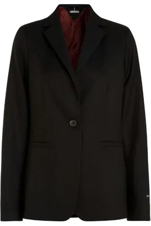 Tommy Hilfiger Femme, Vestes, Noir, Taille: 38 FR Blazer Regular