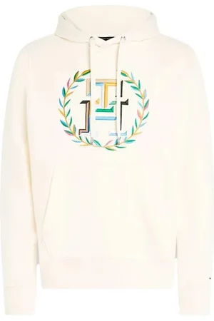 Tommy Hilfiger Homme, Sweatshirts et sweats à capuche, , Taille: 2XL Sweat à Capuche Multicolore avec Motif Laurier
