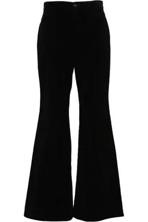 Ralph Lauren Femme, Pantalons, Noir, Taille: 38 FR Pantalon Noir Décontracté en Coton
