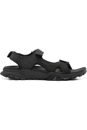 Timberland Homme, Chaussures, Noir, Taille: 43 EU Sandales Noires avec Semelle en Caoutchouc
