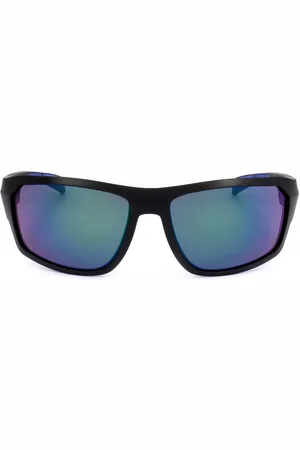 Tommy Hilfiger Homme, Accessoires, Multicolore, Taille: ONE Size Lunettes de soleil noir mat et bleu
