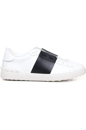 VALENTINO GARAVANI Homme, Chaussures, Blanc, Taille: 40 1/2 EU Baskets basses en cuir