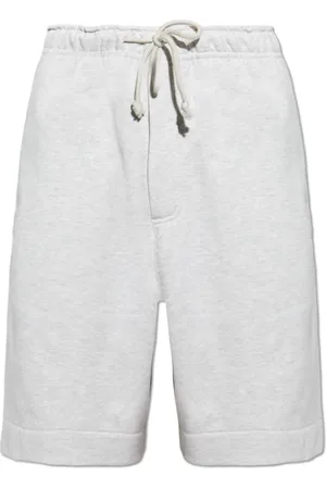 Y-3 Homme, Shorts, Gris, Taille: S Shorts à Logo Imprimé