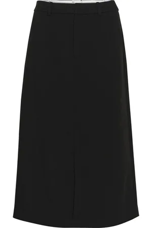 Part Two Femme, Jupes, Noir, Taille: 42 FR Élégante jupe midi noire