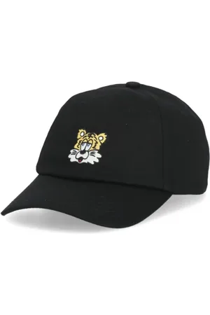 Kenzo Homme, Accessoires, Noir, Taille: ONE Size Casquette en coton avec broderie Verdy Market