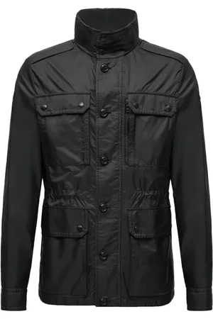 Moncler Homme, Vestes, Noir, Taille: M Veste de champ déperlante avec capuche