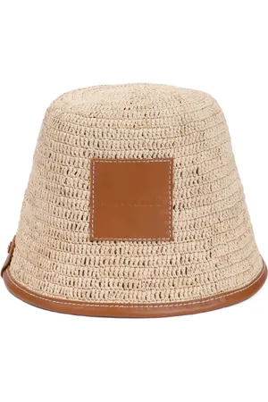 Jacquemus Femme, Accessoires, , Taille: 56 CM Bob en raphia