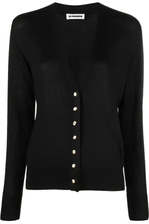 Jil Sander Femme, Pulls, Noir, Taille: 38 FR Cardigan
