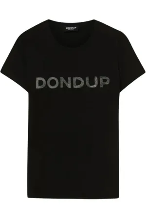 Dondup Femme, Tops, Noir, Taille: 40 FR T-Shirt Casual