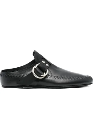 ANN DEMEULEMEESTER Femme, Chaussures, Noir, Taille: 39 EU Chaussures Noires Détail Boucle Bout Amande