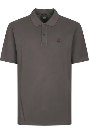 C.P. Company Homme, Tops, Gris, Taille: XL Polo à Manches Courtes