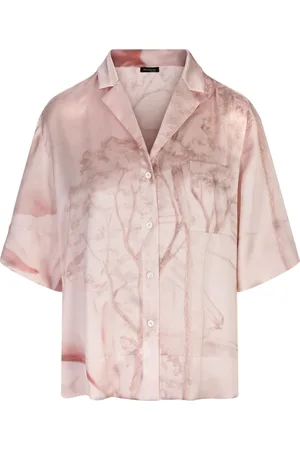 Kiton Femme, Blouses et Chemises, Rose, Taille: 36 FR Chemise en soie