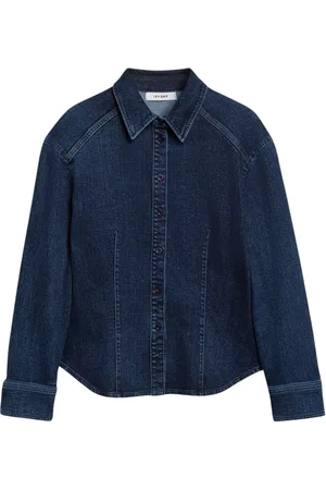 Ivy & Oak Femme, Blouses et Chemises, Bleu, Taille: 40 FR Berenice Denim Blouse