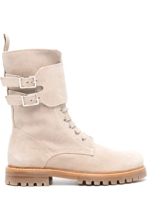 Kiton Femme, Chaussures, , Taille: 39 1/2 EU Bottines montantes à lacets en daim