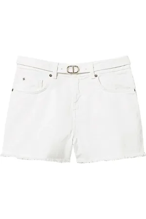 Twin-Set Femme, Shorts, Blanc, Taille: W25 Shorts en Denim Set