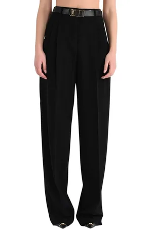 Max Mara Femme, Pantalons, Noir, Taille: 36 FR Pantalon taille haute modèle Neottia