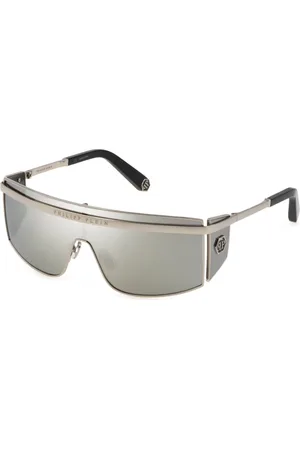 Philipp Plein Femme, Accessoires, Gris, Taille: ONE Size Lunettes de soleil