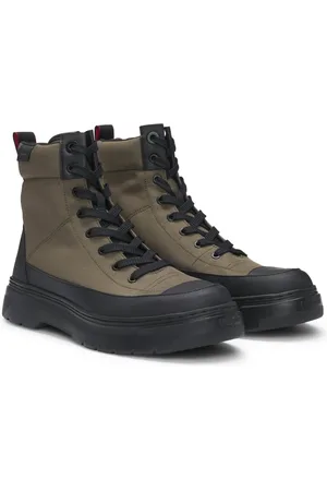 HUGO BOSS Homme, Chaussures, Vert, Taille: 46 EU Bottines Modernes Montantes