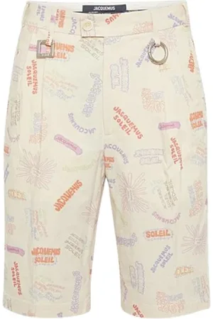 Jacquemus Homme, Shorts, Multicolore, Taille: S Short Tailleur Carré-Rond en Laine