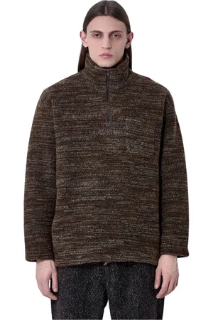 ENGINEERED GARMENTS Homme, Pulls, Brun, Taille: S Zip-Up Sweater