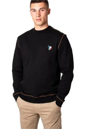 Paul Smith Homme, Sweatshirts et sweats à capuche, Noir, Taille: L Sweat à Rayures Zèbre en Noir