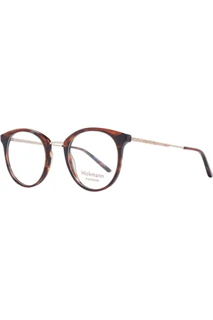 ANA HICKMANN Femme, Accessoires, Brun, Taille: ONE Size Montures Optiques pour Femmes Marron Style Rond