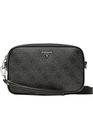 Guess Homme, Sacs, Noir, Taille: ONE Size Sacs Noirs - Vezzola Logata Pochette