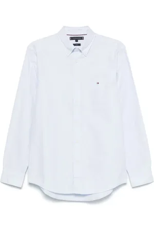 Tommy Hilfiger Homme, Chemises, Bleu, Taille: M Chemise Bleu Clair Boutonnée