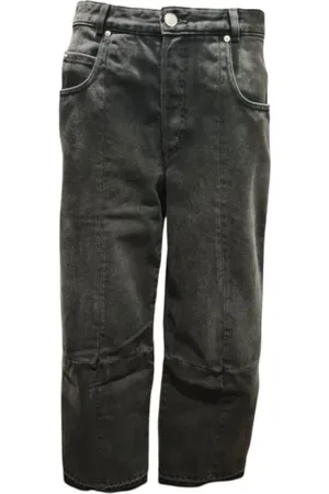 Isabel Marant Femme, Jeans, Noir, Taille: 40 FR Najet Cropped Jeans
