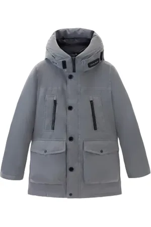 Woolrich Homme, Manteaux, Gris, Taille: L Parka Arctic Evolution Gris Réfléchissant