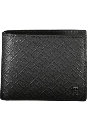 Tommy Hilfiger Homme, Accessoires, Noir, Taille: ONE Size Portefeuille en cuir noir