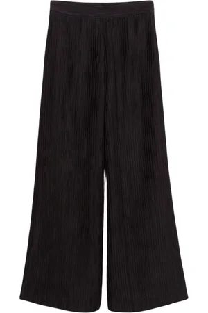 Ivy & Oak Femme, Pantalons, Noir, Taille: 40 FR Portia Pleated Palazzo Pantalons