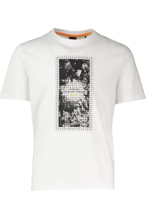 HUGO BOSS Homme, Tops, Blanc, Taille: M T-shirt Urban