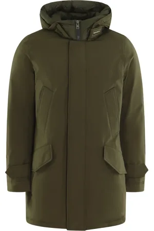 Woolrich Homme, Manteaux, Vert, Taille: S Parka à Col Montant
