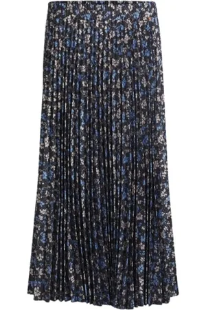 HUGO BOSS Femme, Jupes, Bleu, Taille: 36 FR Élégante Jupe Midi Noire