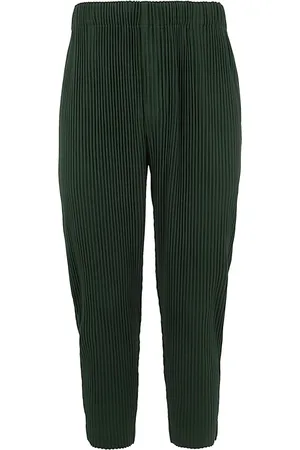 Issey Miyake Homme, Pantalons, Vert, Taille: S Pantalon MC August