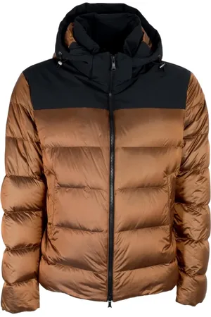 Paul & Shark Homme, Vestes, Brun, Taille: L Veste Piumino Légère Bronze Scintillant