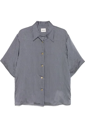 Khaite Femme, Blouses et Chemises, Bleu, Taille: 36 FR Owen Top